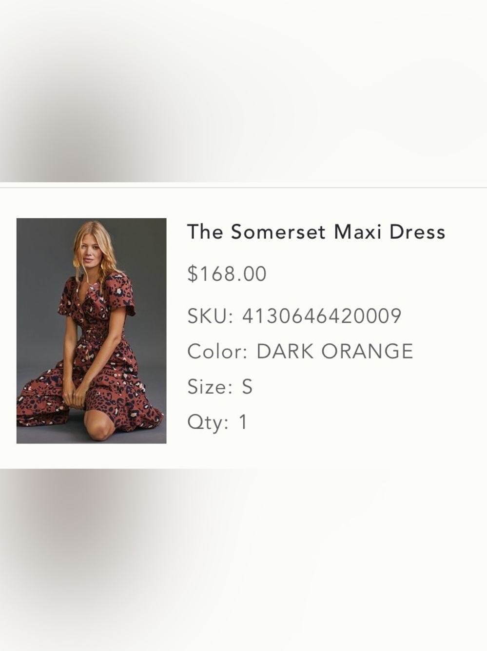 Womens Somerset Animal Print Midi Dress